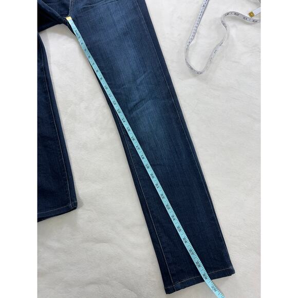 Paige Skyline Skinny Denim Jeans Mona Dark Wash Mid Rise Capsule Everyday Ladies - Picture 8 of 8